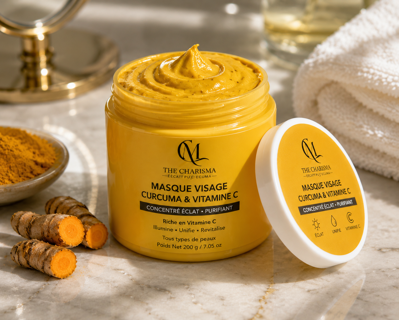 MASQUES CURCUMA (MASQUE YA DZIDZAN'NO)