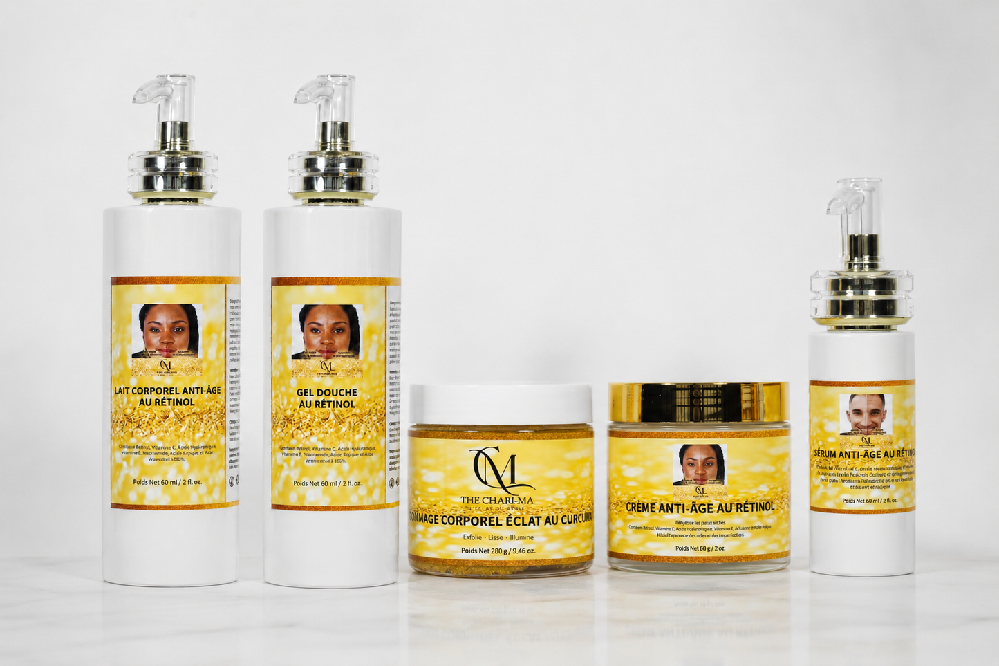 QUINTETTE RÉTINOL & CURCUMA