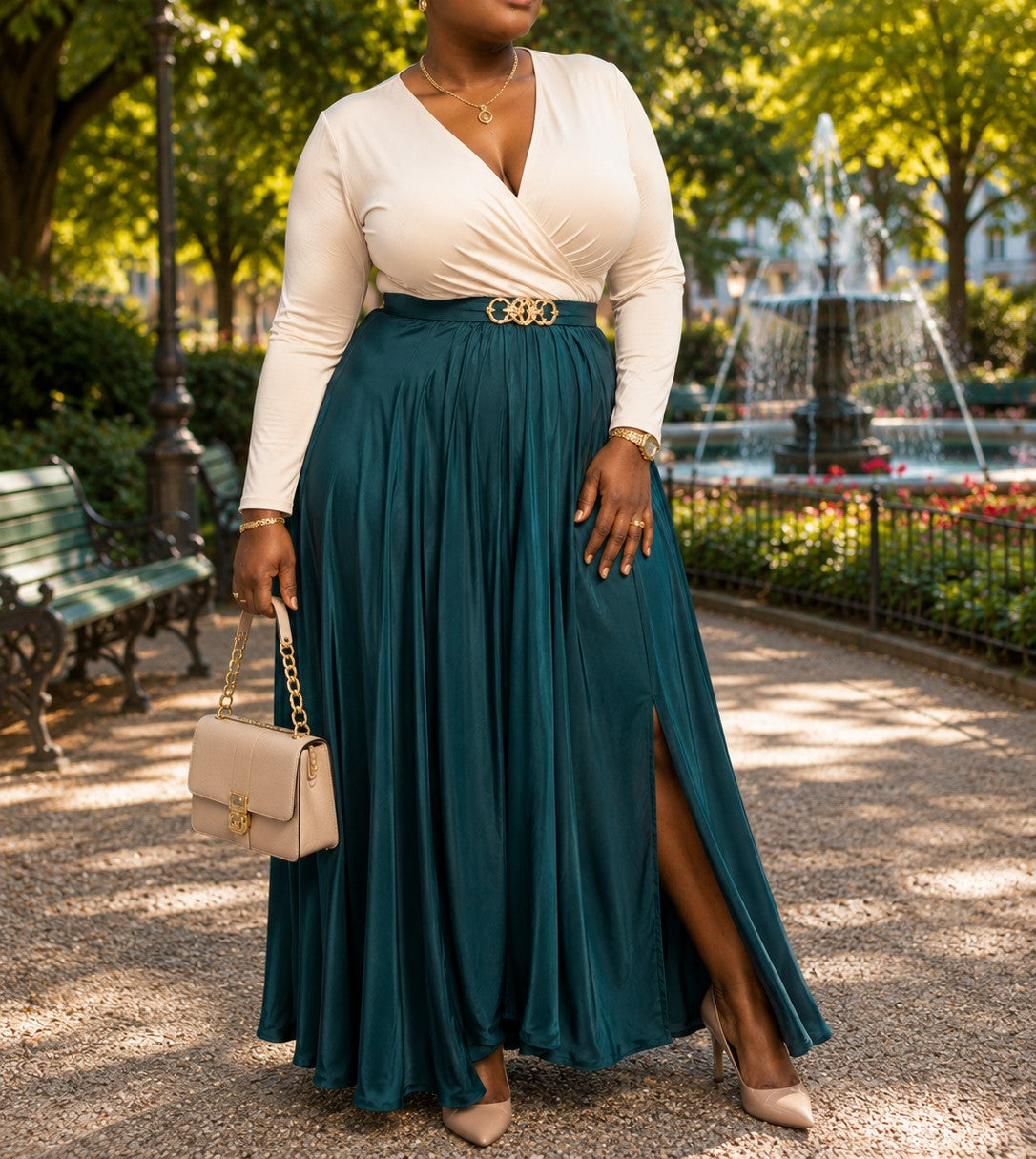 ENSEMBLE JUPE LONG